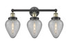 Geneseo - 3 Light - 25 inch - Black Antique Brass - Bath Vanity Light (616-3W-BAB-G165)