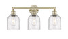Bella - 3 Light - 24 inch - Antique Brass - Bath Vanity Light (616-3W-AB-G558-6SDY)