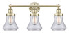 Bellmont - 3 Light - 24 inch - Antique Brass - Bath Vanity Light (616-3W-AB-G192)