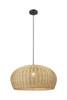 Oasis - 1 Light - 22 inch - Natural Oasis Rattan - Cord hung - Pendant (685-1P-BK-22NT)