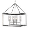 Smyth 4 Light Chandelier In Chrome With Clear Glass (2074-4 CH-CLR)