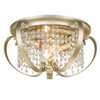 Ella Flush Mount in White Gold (1323-FM WG)