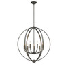 Colson 9 Light Chandelier In Etruscan Bronze (3167-9 EB)