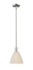 Bristol Natural - 1 Light - 6 inch - Polished Nickel - Mini Pendant (716-1S-PN-NBD-75-NAT)