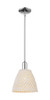 Bristol Natural - 1 Light - 6 inch - Polished Chrome - Mini Pendant (716-1S-PC-NBD-9-NAT)