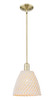 Bristol Natural - 1 Light - 6 inch - Antique Brass - Mini Pendant (716-1S-AB-NBD-9-NAT)