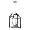Leighton 3 Light Pendant In Pewter (8401-3P PW-BLK)