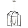 Leighton 4 Light Pendant In Pewter (8401-4P PW-BLK)