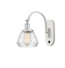 Fulton - 1 Light - 7 inch - White Polished Chrome - Sconce (918-1W-WPC-G172)