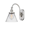 Cone - 1 Light - 8 inch - Brushed Satin Nickel - Sconce (918-1W-SN-G42)