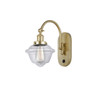 Oxford - 1 Light - 8 inch - Satin Gold - Sconce (918-1W-SG-G532)