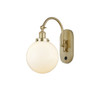 Beacon - 1 Light - 8 inch - Satin Gold - Sconce (918-1W-SG-G201-8)