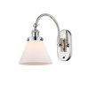 Cone - 1 Light - 8 inch - Polished Nickel - Sconce (918-1W-PN-G41-LED)