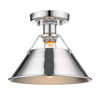 Orwell 1-Light Flush Mount in Chrome (3306-FM CH-CH)