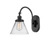 Cone - 1 Light - 8 inch - Matte Black - Sconce (918-1W-BK-G42)