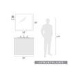 Duncan 1 Light Bath Vanity in Matte Black with a Matte Black Shade (3602-BA1 BLK-BLK)