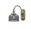 Bell - 1 Light - 8 inch - Antique Brass - Sconce (918-1W-AB-G73)