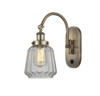 Chatham - 1 Light - 7 inch - Antique Brass - Sconce (918-1W-AB-G142)
