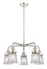 Canton - 5 Light - 24 inch - Polished Nickel - Chandelier (916-5CR-PN-G182S)