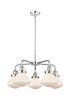 Olean - 5 Light - 25 inch - Polished Chrome - Chandelier (916-5CR-PC-G321)