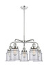 Whitney - 5 Light - 25 inch - Polished Chrome - Chandelier (916-5CR-PC-G184)