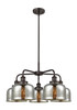 Cone - 5 Light - 26 inch - Oil Rubbed Bronze - Chandelier (916-5CR-OB-G78)