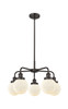 Beacon - 5 Light - 25 inch - Oil Rubbed Bronze - Chandelier (916-5CR-OB-G201-6)