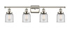 Bell - 4 Light - 36 inch - Polished Nickel - Bath Vanity Light (916-4W-PN-G52)