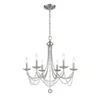 Mirabella 6 Light Chandelier in Pewter (7644-6 PW)
