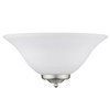 Multi-Family 1 Light Wall Sconce in Pewter with Opal Glass (8355 PW)