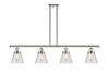 Cone - 4 Light - 48 inch - Polished Nickel - Stem Hung - Island Light (916-4I-PN-G62-LED)