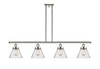 Cone - 4 Light - 48 inch - Polished Nickel - Stem Hung - Island Light (916-4I-PN-G44-LED)