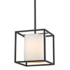 Manhattan Mini Pendant in Matte Black (2243-M1L BLK-MWS)