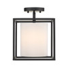 Manhattan Mini Pendant in Matte Black (2243-M1L BLK-MWS)