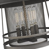 Parsons 4 Light Pendant, Gunmetal Bronze W/ Matching Mesh Shade(s) (3285-4P GMT)
