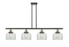 Bell - 4 Light - 48 inch - Black Antique Brass - Stem Hung - Island Light (916-4I-BAB-G72-LED)