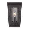 Mercer 1 Light Sconce In Matte Black With Seeded Glass (4309-WSC BLK-BLK-SD)