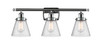 Cone - 3 Light - 26 inch - Polished Chrome - Bath Vanity Light (916-3W-PC-G64-LED)