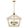 Haiden 6 Light Pendant In Burnished Chestnut (0839-6 BC)