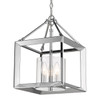 Smyth Convertible Pendant in Chrome with Clear Glass (2074-M3 CH-CLR)