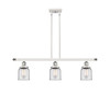 Bell - 3 Light - 36 inch - White Polished Chrome - Stem Hung - Island Light (916-3I-WPC-G52-LED)