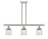 Bell - 3 Light - 36 inch - Brushed Satin Nickel - Stem Hung - Island Light (916-3I-SN-G52)