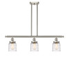 Bell - 3 Light - 36 inch - Brushed Satin Nickel - Stem Hung - Island Light (916-3I-SN-G513)