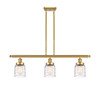Bell - 3 Light - 36 inch - Satin Gold - Stem Hung - Island Light (916-3I-SG-G513)