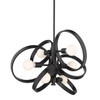 Sloane 6 Light Semi-flush In Matte Black (8330-6SF BLK)