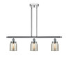 Bell - 3 Light - 36 inch - Polished Chrome - Stem Hung - Island Light (916-3I-PC-G58-LED)