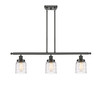 Bell - 3 Light - 36 inch - Oil Rubbed Bronze - Stem Hung - Island Light (916-3I-OB-G513-LED)