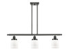 Bell - 3 Light - 36 inch - Oil Rubbed Bronze - Stem Hung - Island Light (916-3I-OB-G51)