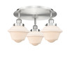Oxford - 3 Light - 19 inch - Satin Nickel - Flush Mount (916-3C-SN-G531)