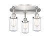 Dover - 3 Light - 16 inch - Satin Nickel - Flush Mount (916-3C-SN-G312)